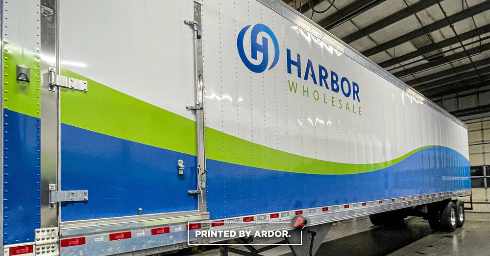 Semi trailer wrap